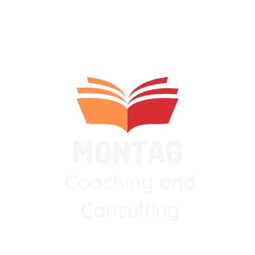 Montag Coaching and Consulting open book logo